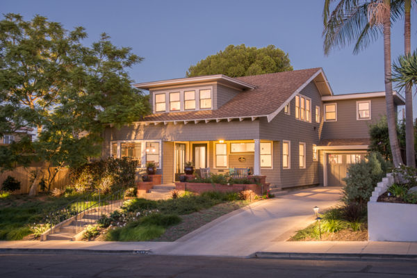 San Diego, California; 4411 Hermosa Way, architectural photos for Ione Stiegler